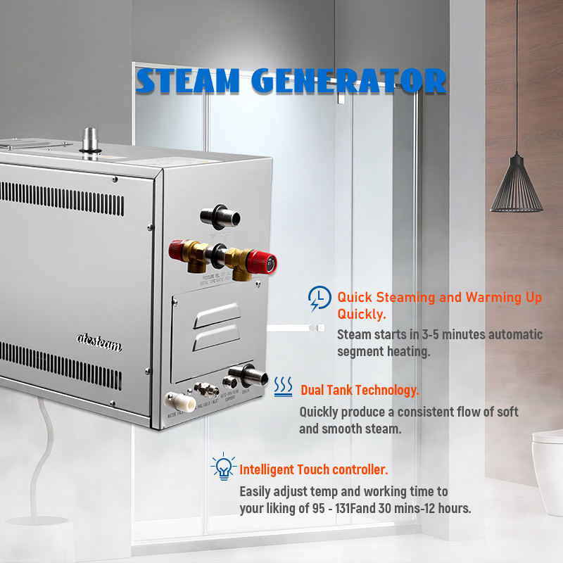 Автоматический парогенератор 12 кВт для сауны