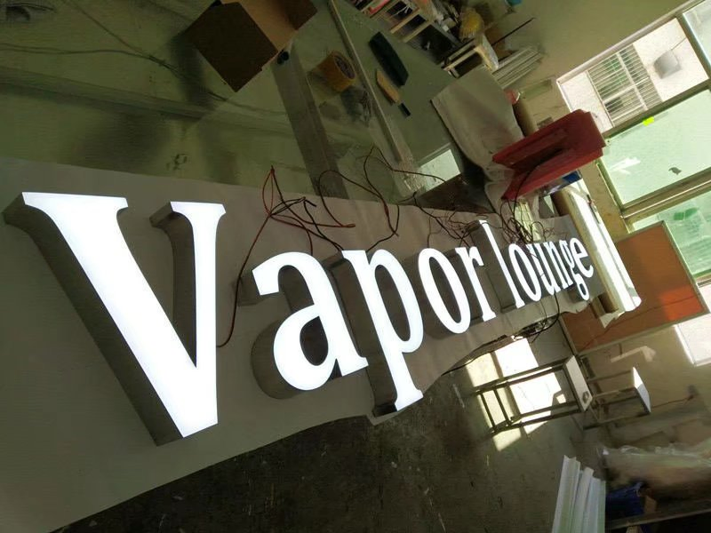 Exterior Acrylic LED Channel Letters Advertising Sign