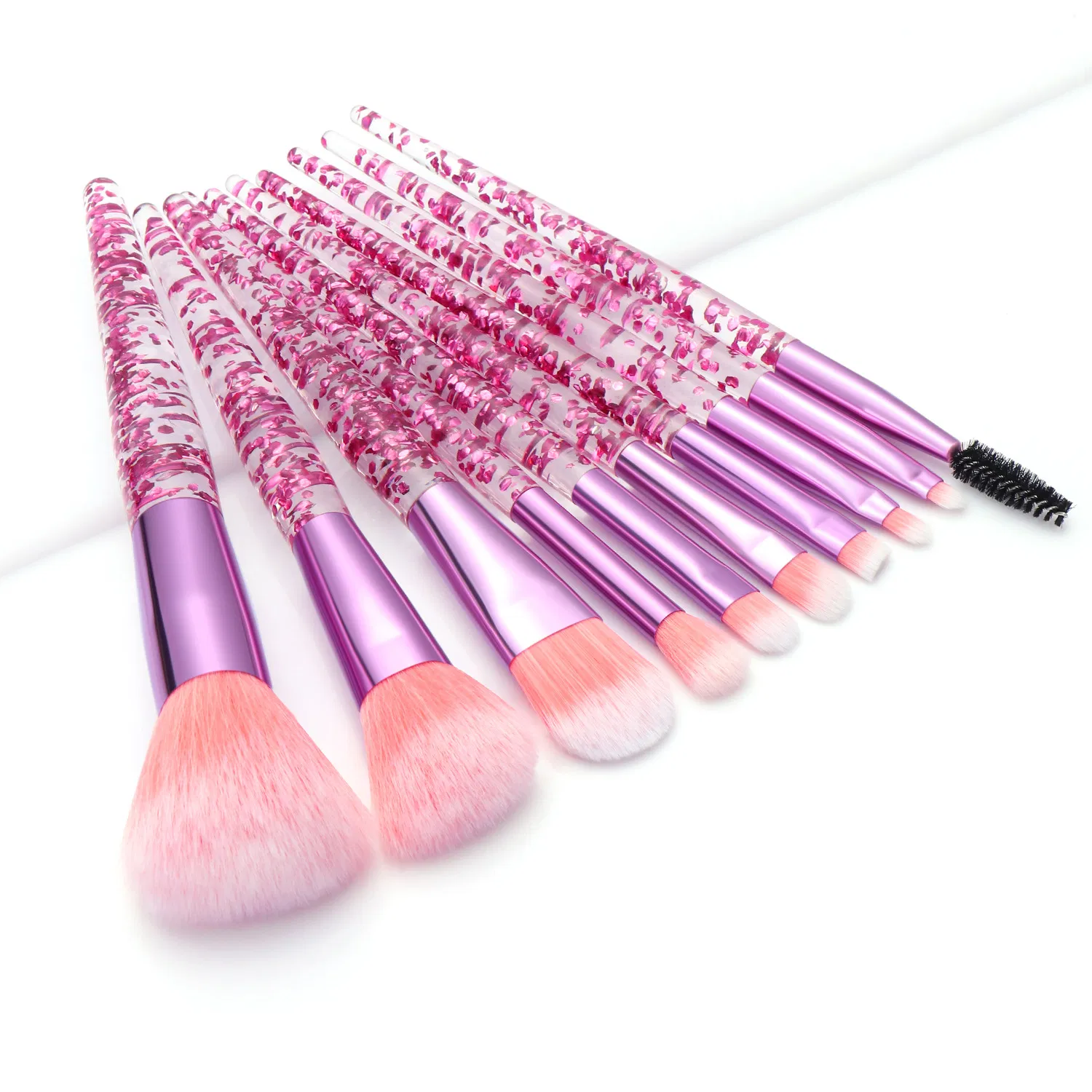 Face Eye Soft Dense Synthetic Hair Cosmetic Makeup Brushes Set