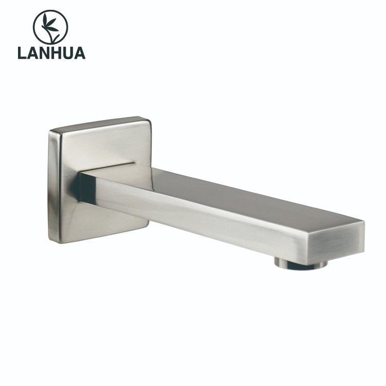 Современный смеситель квадратный настенный Sleek Modern