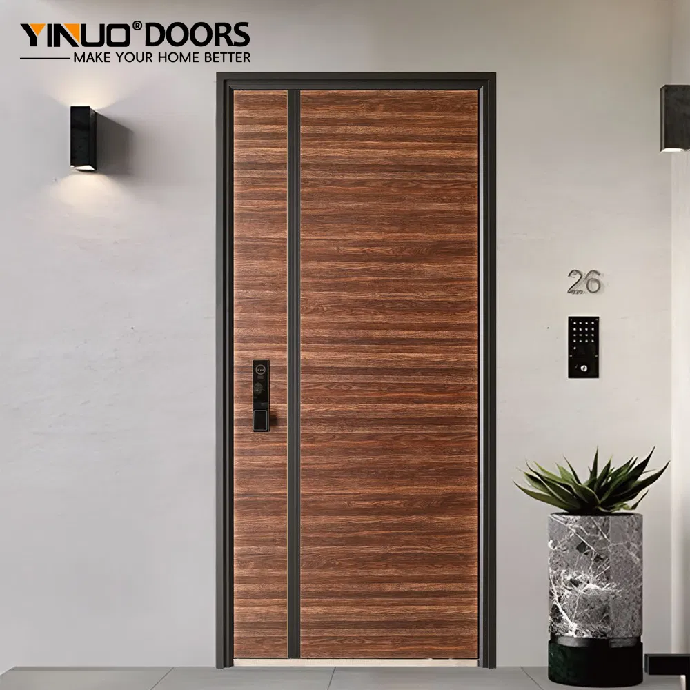 Стальная входная дверь 100 мм, современная, с высокой защитой