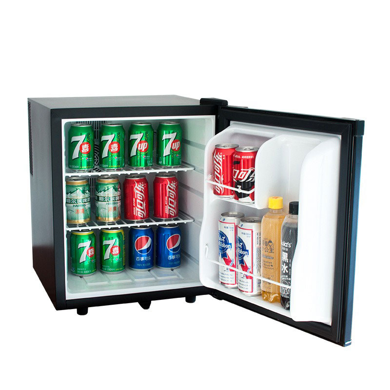 Energy-Efficient Compact Modern Mini Bar Refrigerator with LED Light Feature for 10-15° C Cooling and Illumination