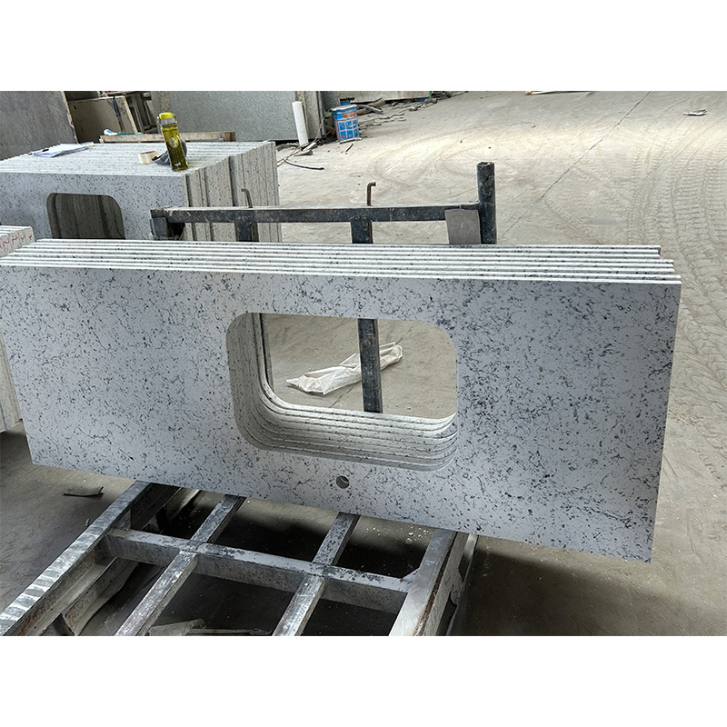 Manmade Stone Artificial Marble Engineered Stone White Quartz Countertop for Hotel/Villa Decorations Price
