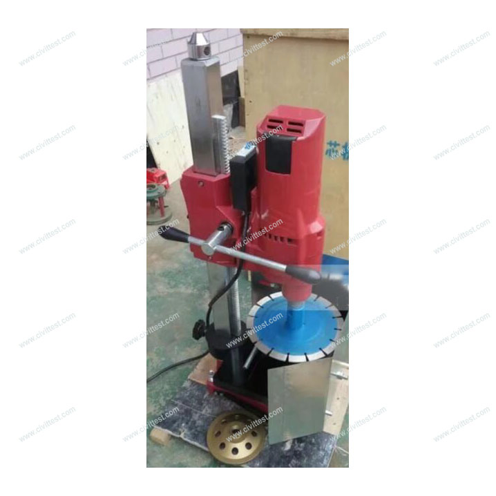 Электрическая алмазная установка для бурения бетона и асфальта