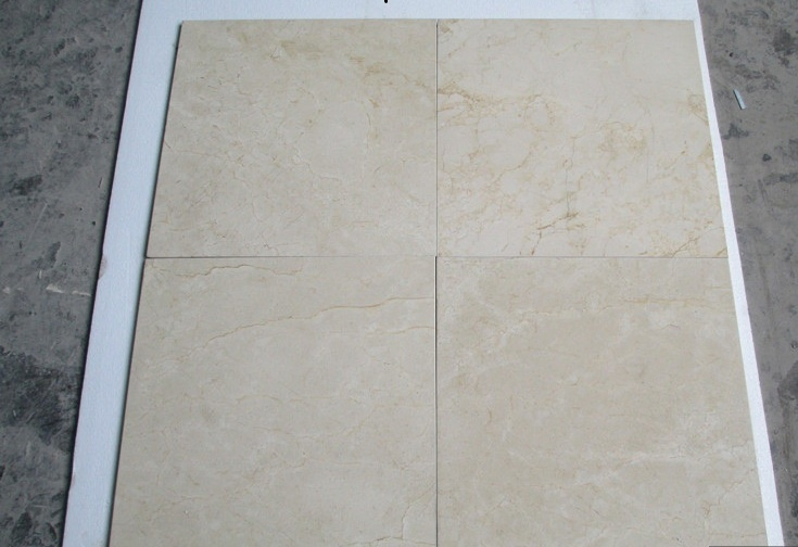 Decoration Material Spanish Jura Beige Marble Cream Marfil Marble Tile