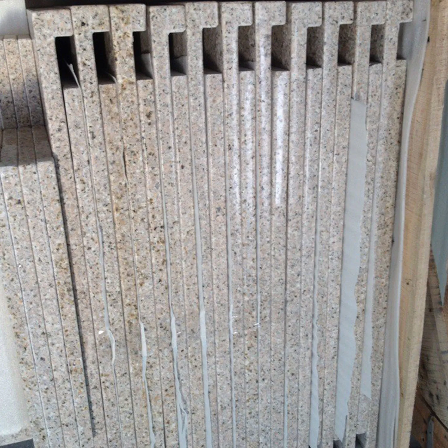 Staircase Design Indoor Wholesale G682 Golden Yellow Stair Casegranite Stairs Step