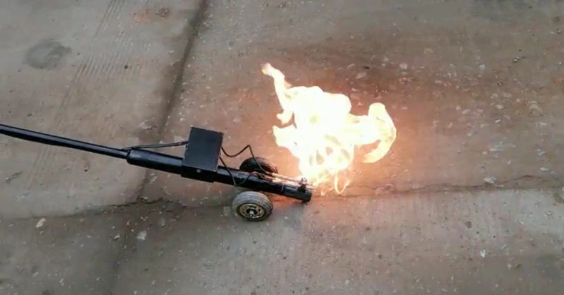 Hot Air Blaster for Road Pavment Crack Drying and Cleaning