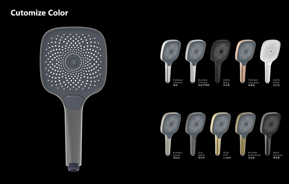 Durable and Affordable High-Pressure Showerhead for Daily Use