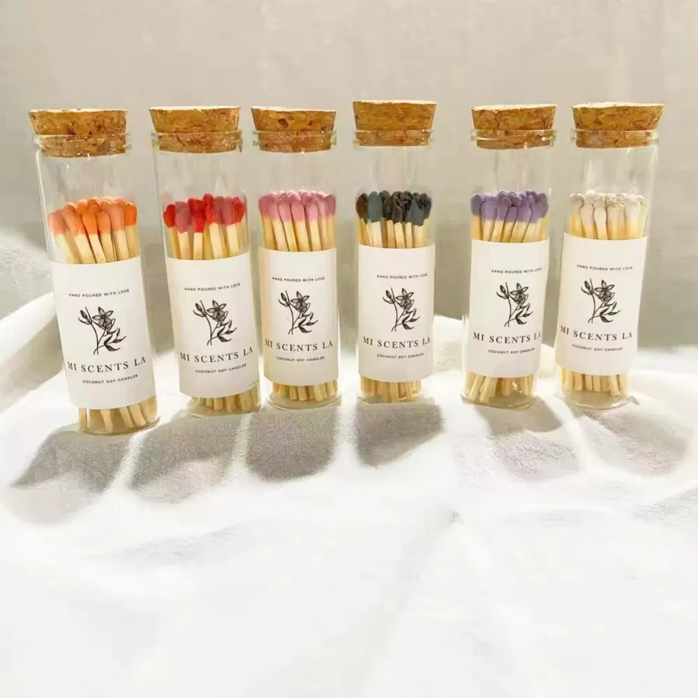Wholesale Luxury Colored Bottle Safety Matches for Retail