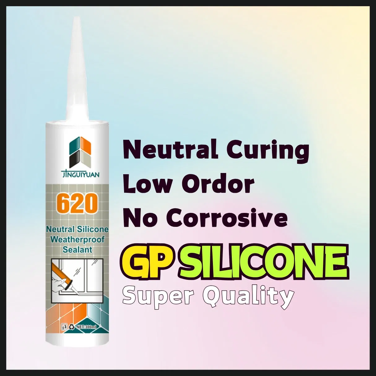 Fast Curing Mildew Resistant Kitchen Bathroom and Waterproofing Projects Silicone