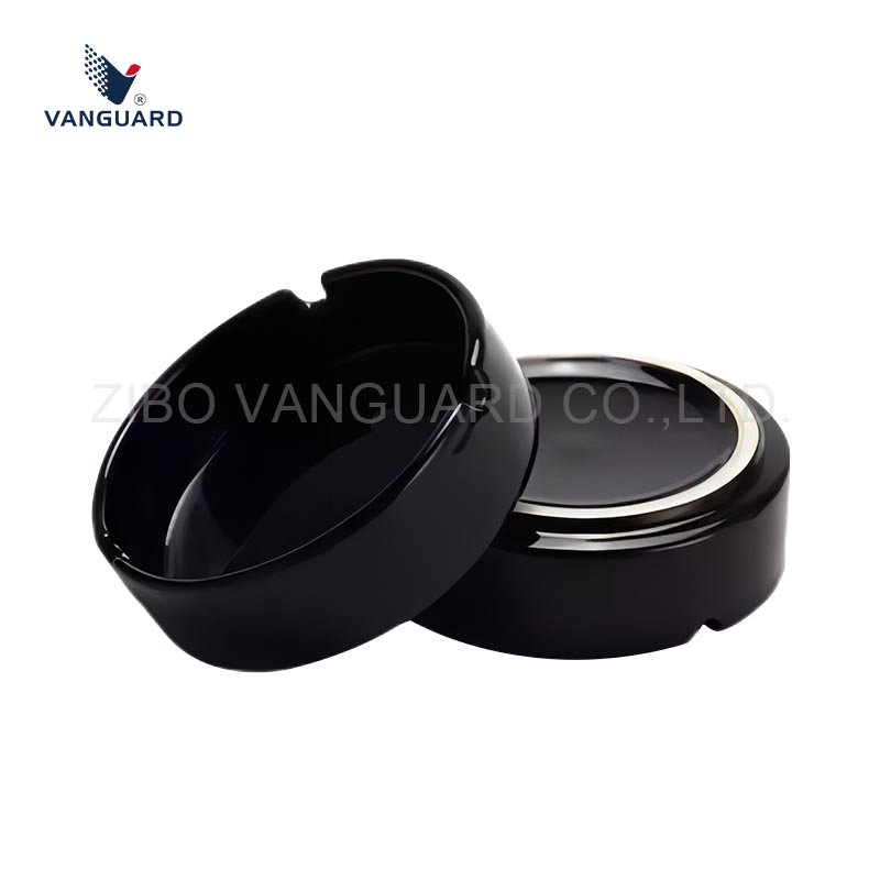 Promotion Ceramic Cigar Ashtray Custom Cigarette Ashtray Ceramic Ashtray with Logo Printed