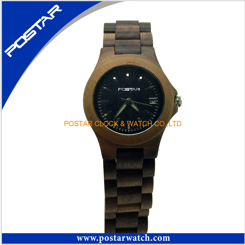 Original Design Natural Color Pure Time Wholesale Wood Custom Brand Watch Men Watch