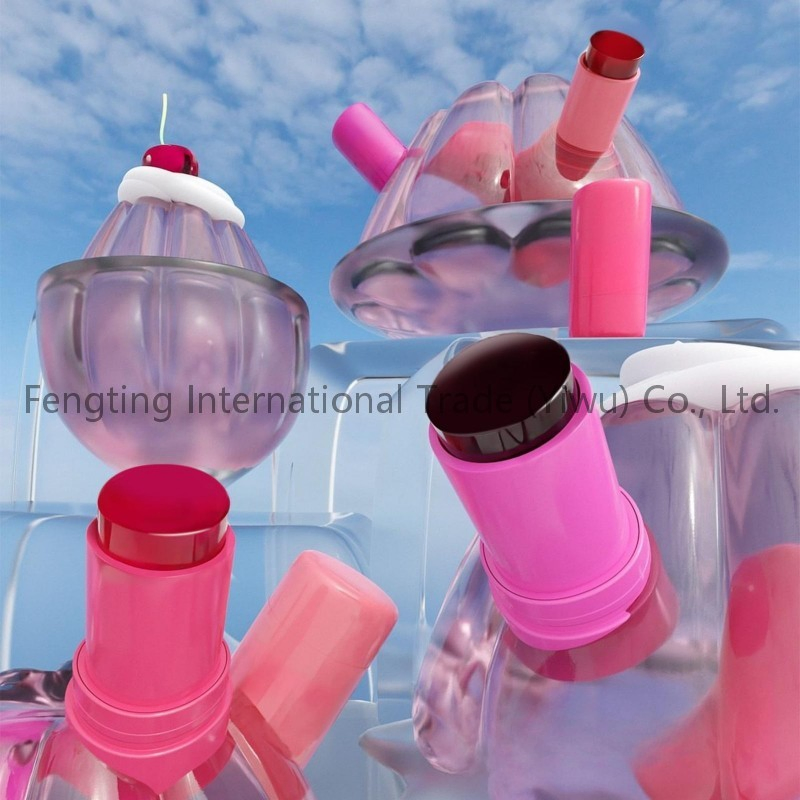 Custom Logo Jelly Stick Blush Tint for Lip and Cheek Aloe Material Cooling Water Jelly Blush Tints