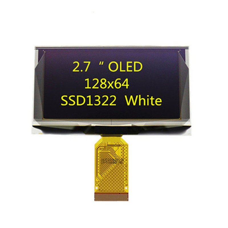 2.7 Inch 128X64 OLED Screen 30 Pin OLED Display Module SSD1327 Pmoled