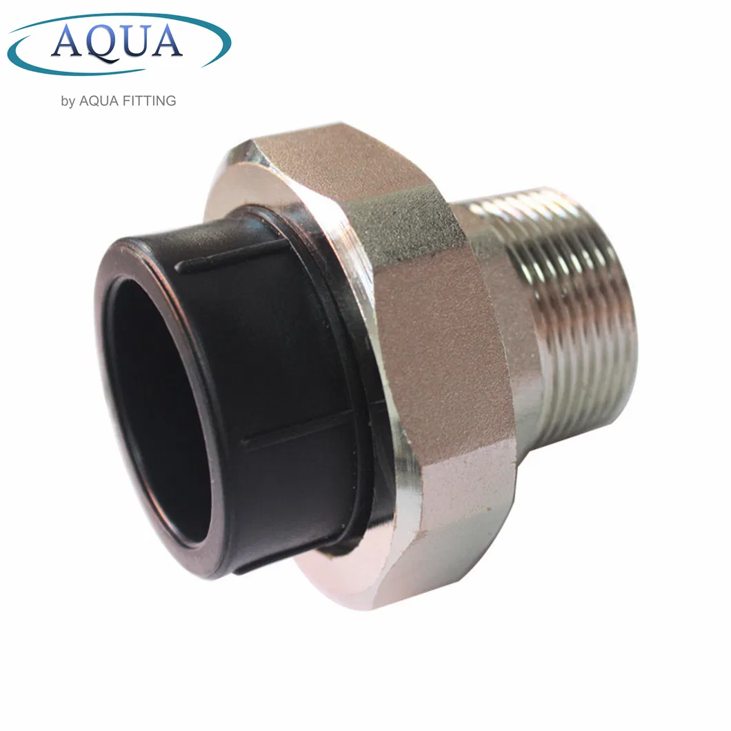 HDPE Welding Socket PE Fitting Male Thread Union High Quality
