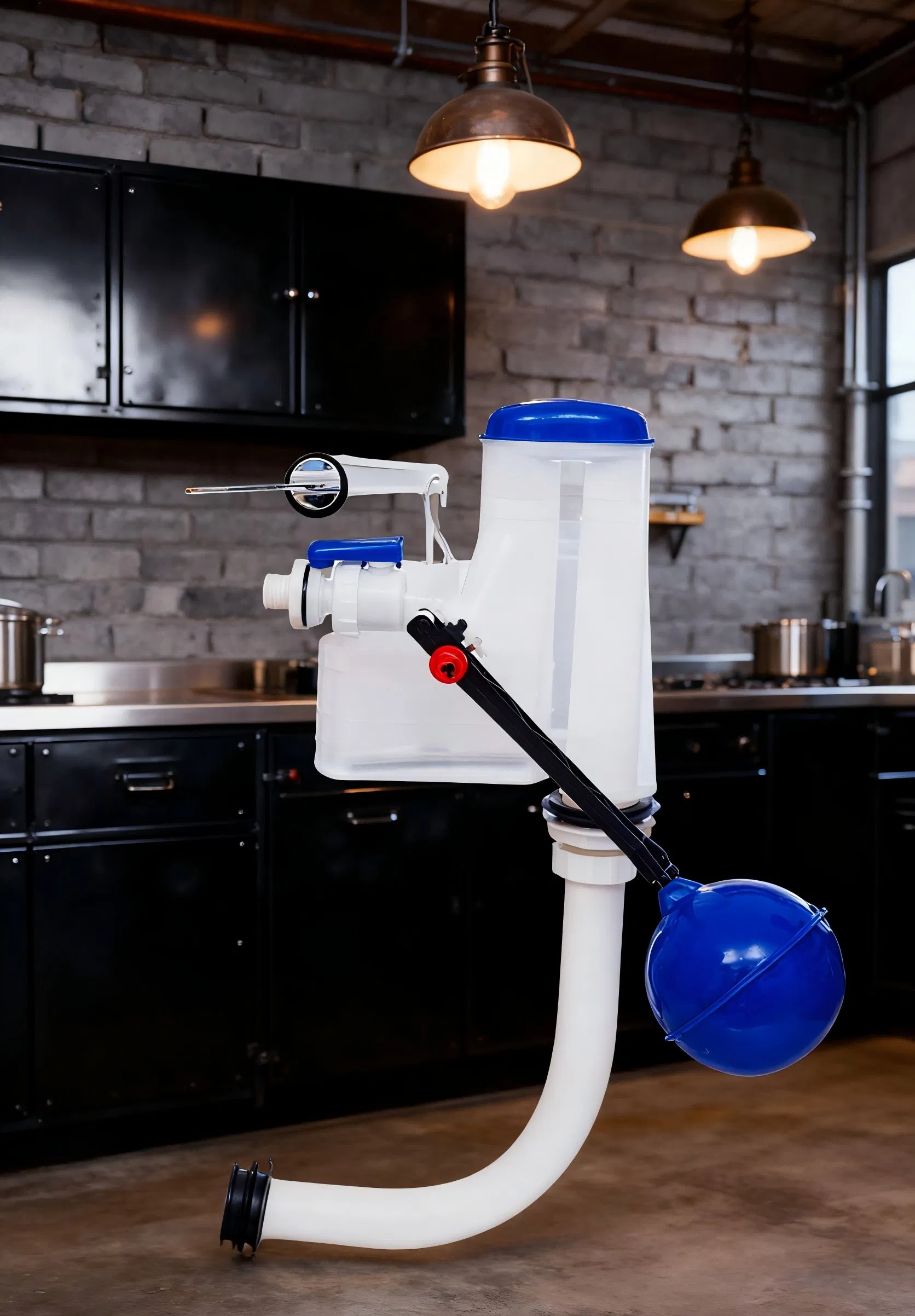 Premium Blue Syphon Type PP Toilet Flush Mechanism - Long-Lasting Performance