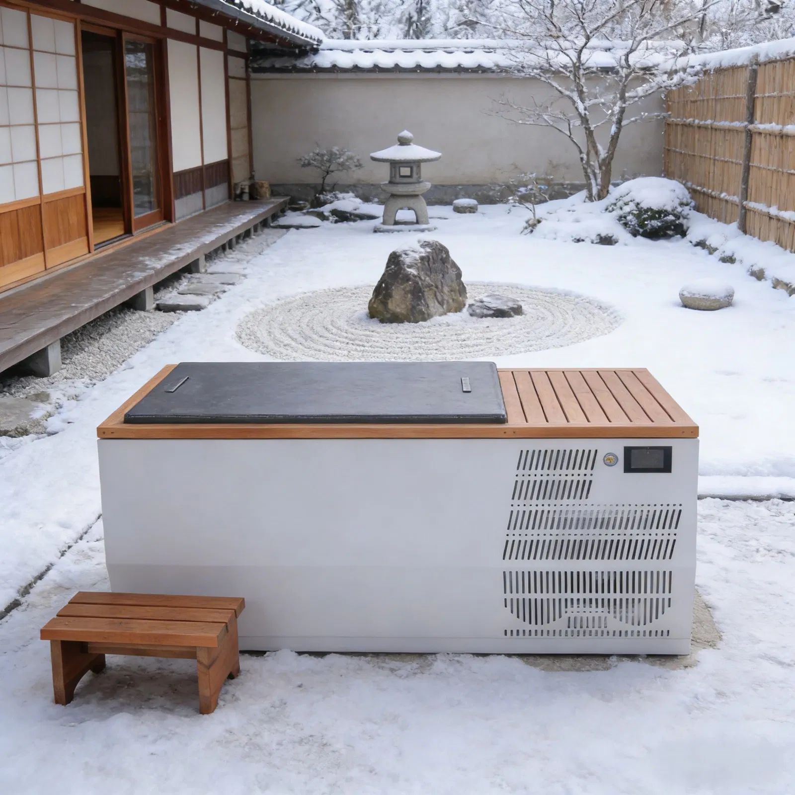 Кедровая ванна для ледяного купания SPA 2026