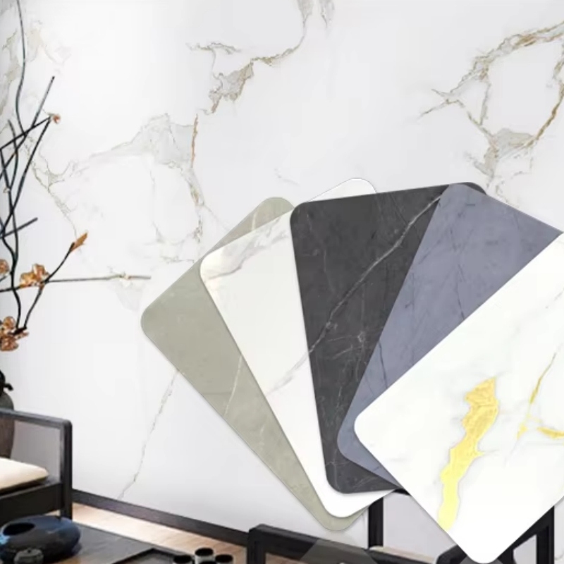Indoor High-End Customized Marble Carbon Crystal Decorative Wall Panel