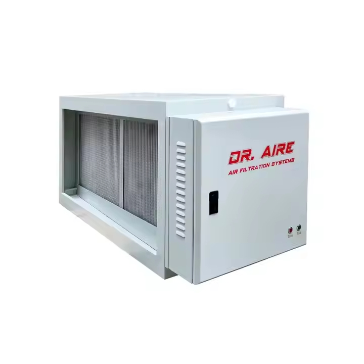 Electrostatic Precipitator Integrated with Electrostatic Air Filter and Fume Purifier