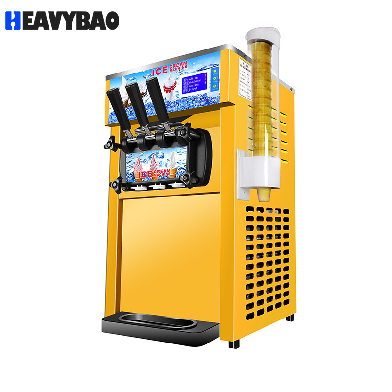 Heavybao Brazil Colombia Argentina South America Commercial Soft Icecream Maker Machine