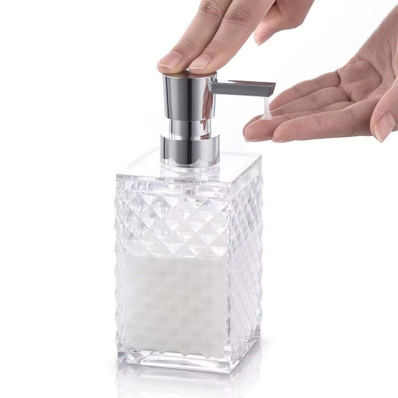 Factory Outlet Sanitary Ware Bath Storage Accessories 5PCS Acrylic Modern Bathroom Set