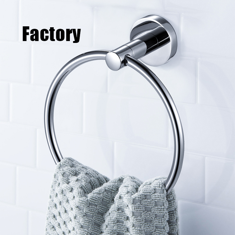 Настенное кольцо для полотенец из нержавеющей стали