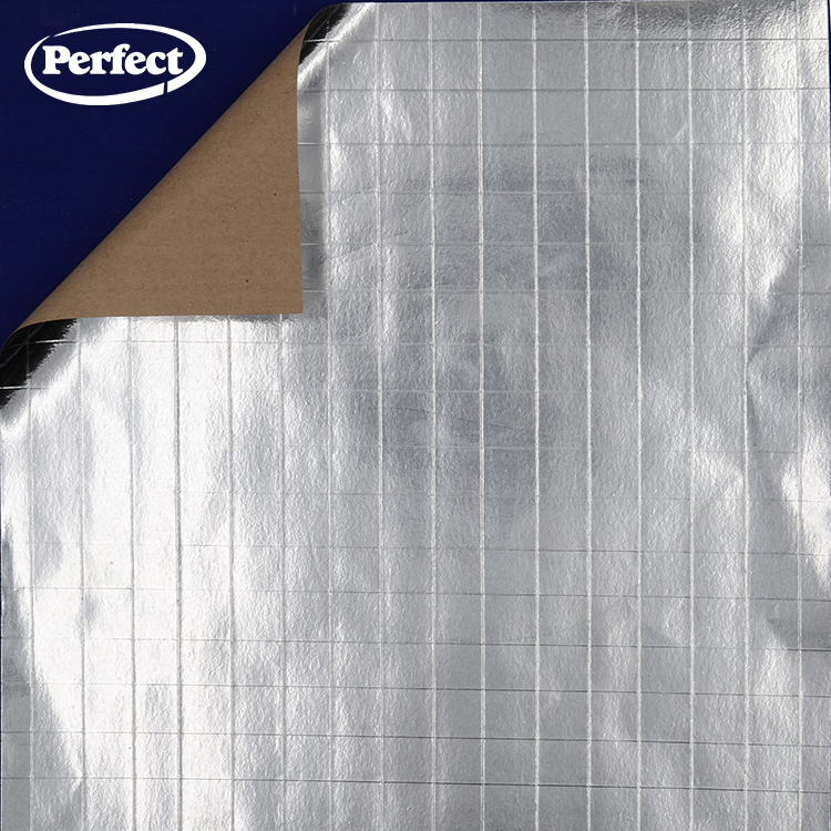 Flame Retardant Aluminum Foil Facing Insulation Foil -Two Way Scrim -Kraft Paper Backing