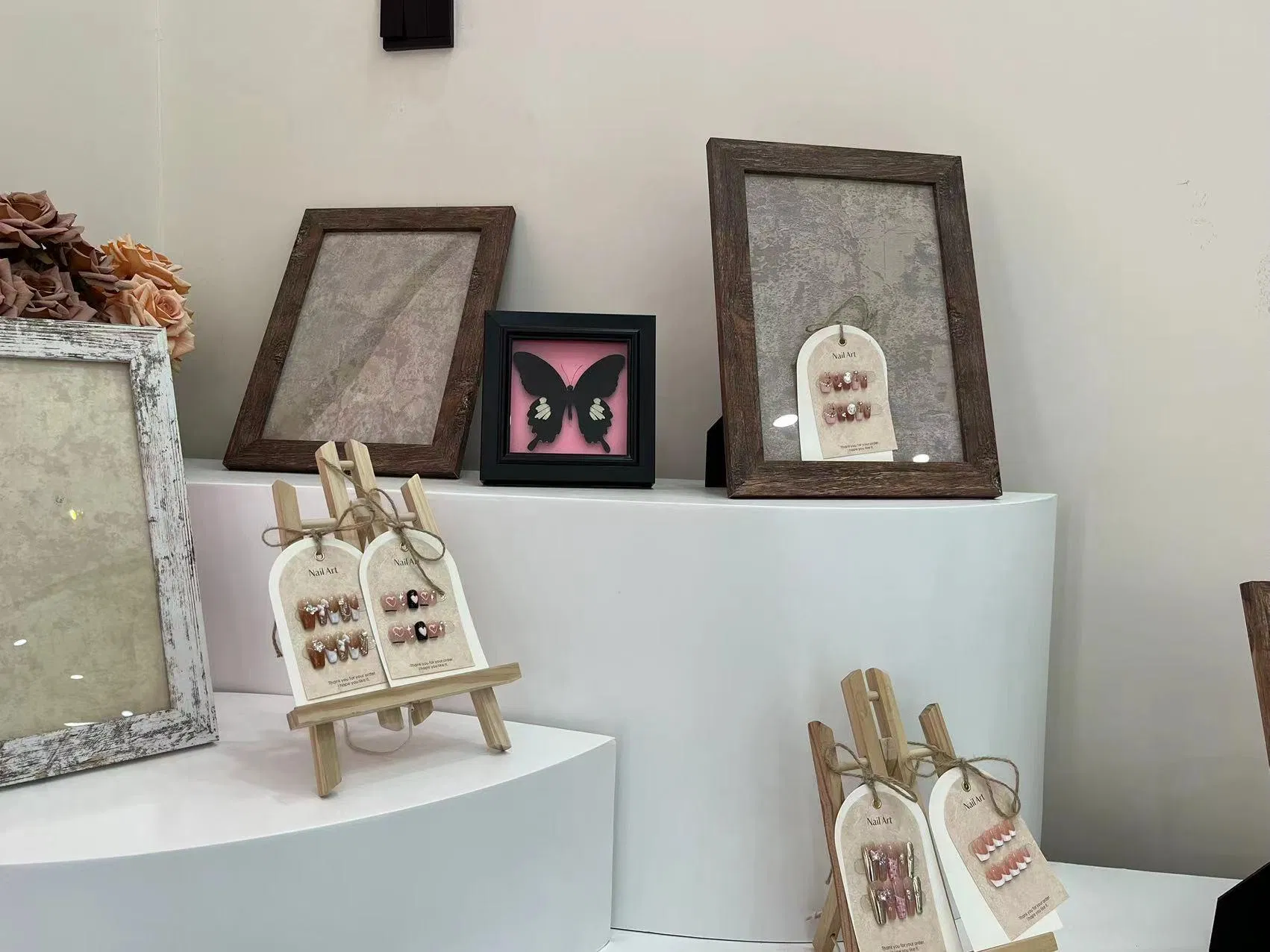 Blue Cat-Eye Gradient Handmade Press-on Nails