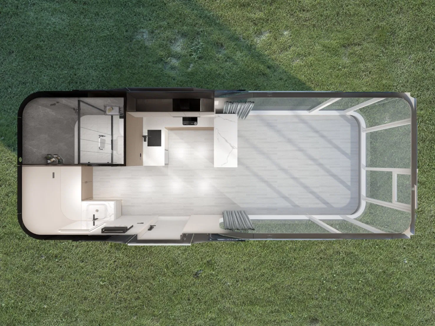 High Technology Commercial Luxury Modular Capsule Pod for Office & Retail Use