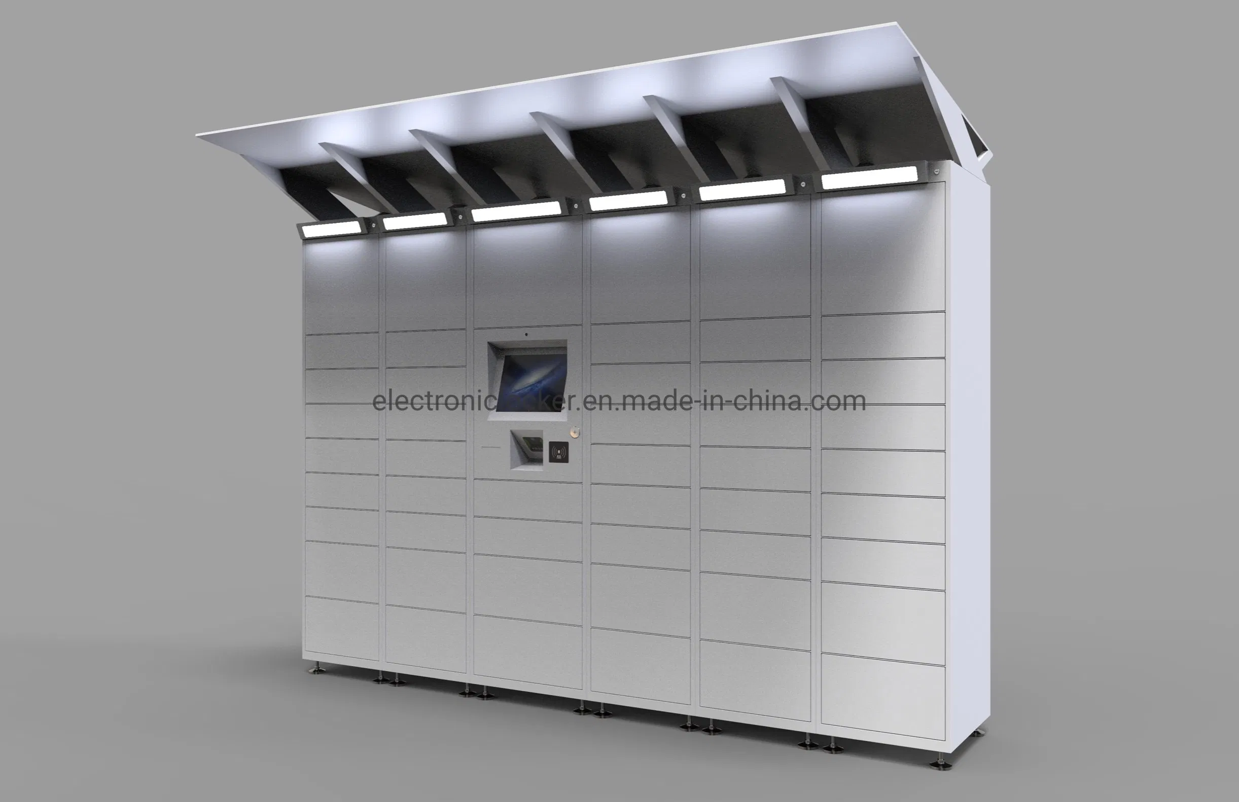 Durable Metal Parcel Locker for Secure Outdoor Deliveries