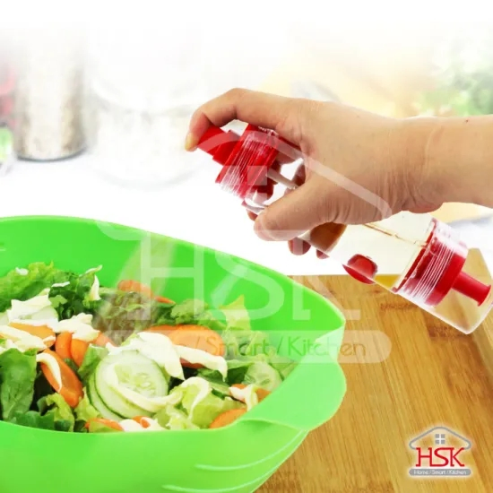 Oil Soy Sauce Bottle with Plastic Dispenser