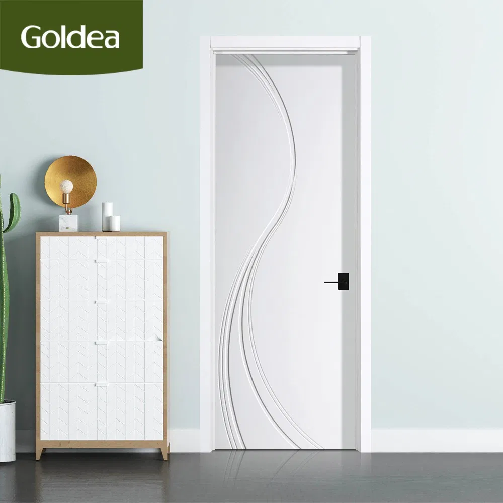 Solid Wood Core Entry Door - Durable Flush Design