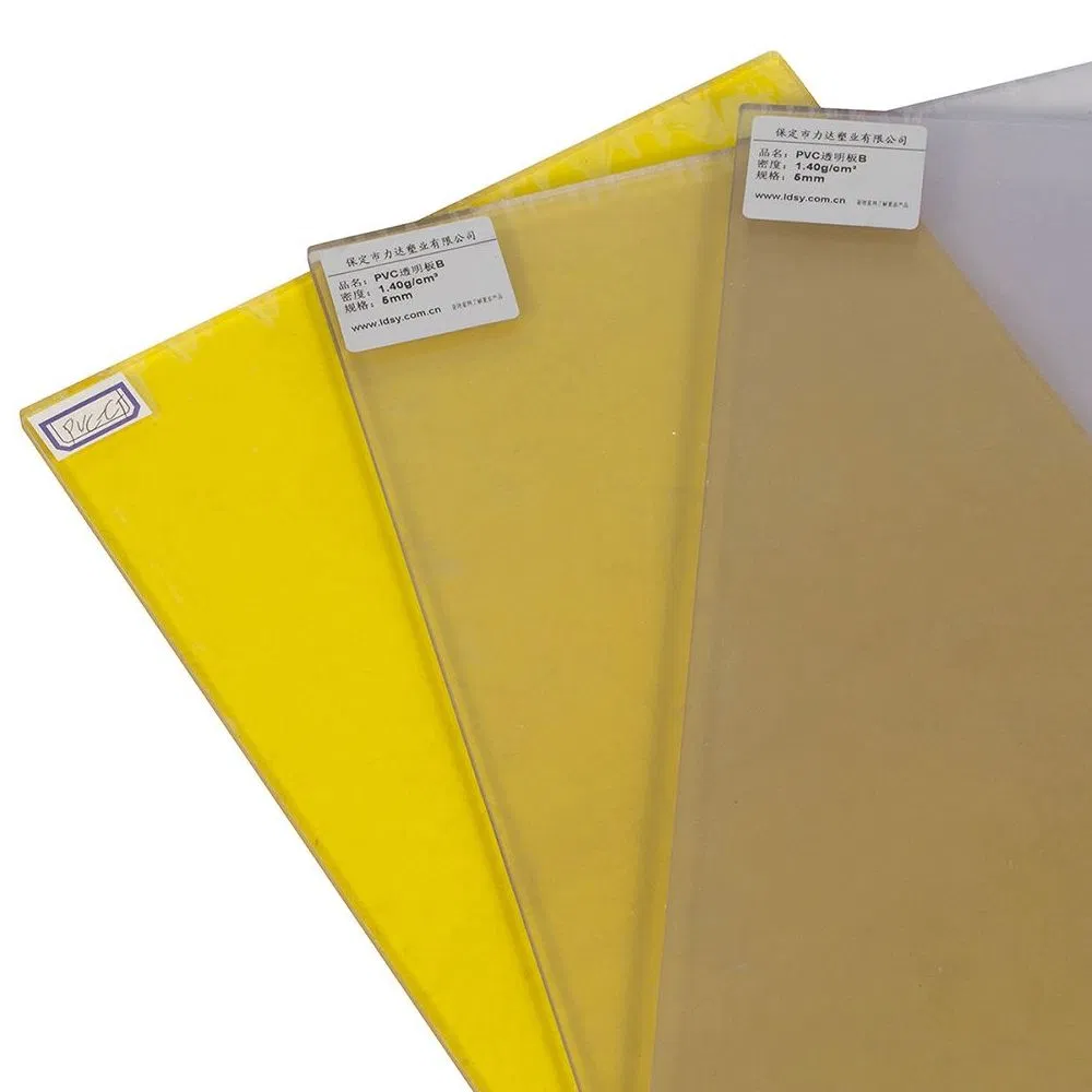 Anti-Static High Transparency Clear Transparent Rigid Plastic PVC Transparent Sheet for Coating and PCB Industry
