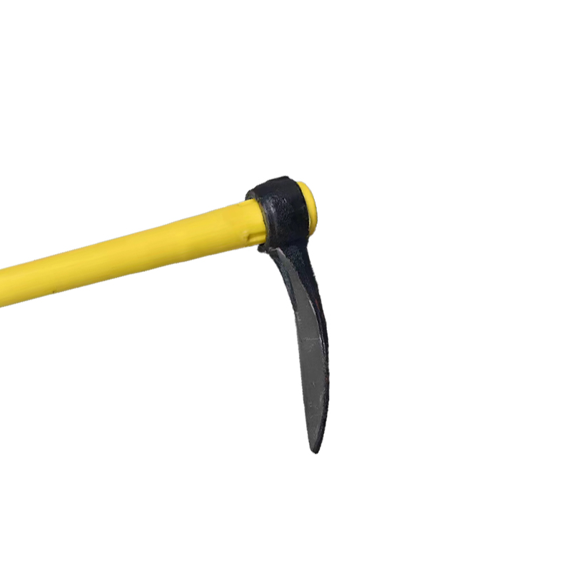 Plastic Handle Point Pickaxe Garden Tools Outdoor Digging Tools Rail Steel Pickaxe