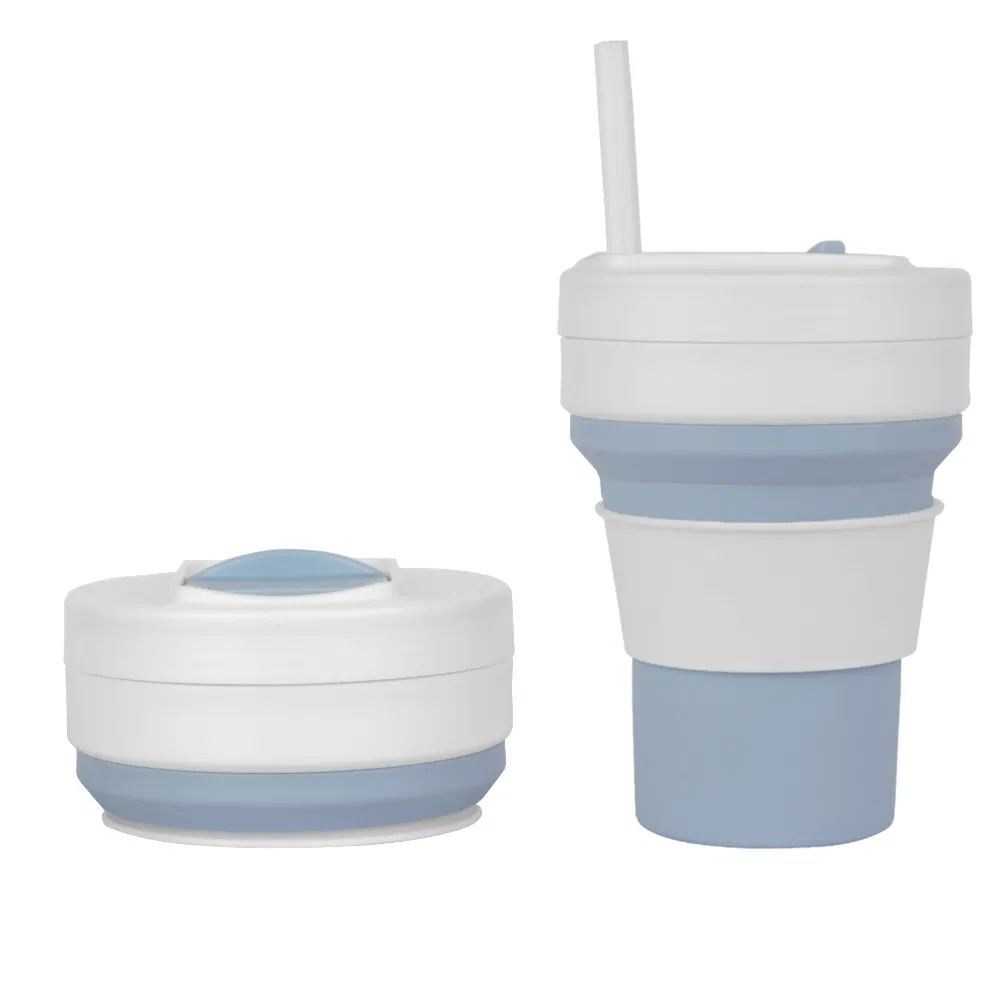 Силиконовая складная кружка для кофе 12oz