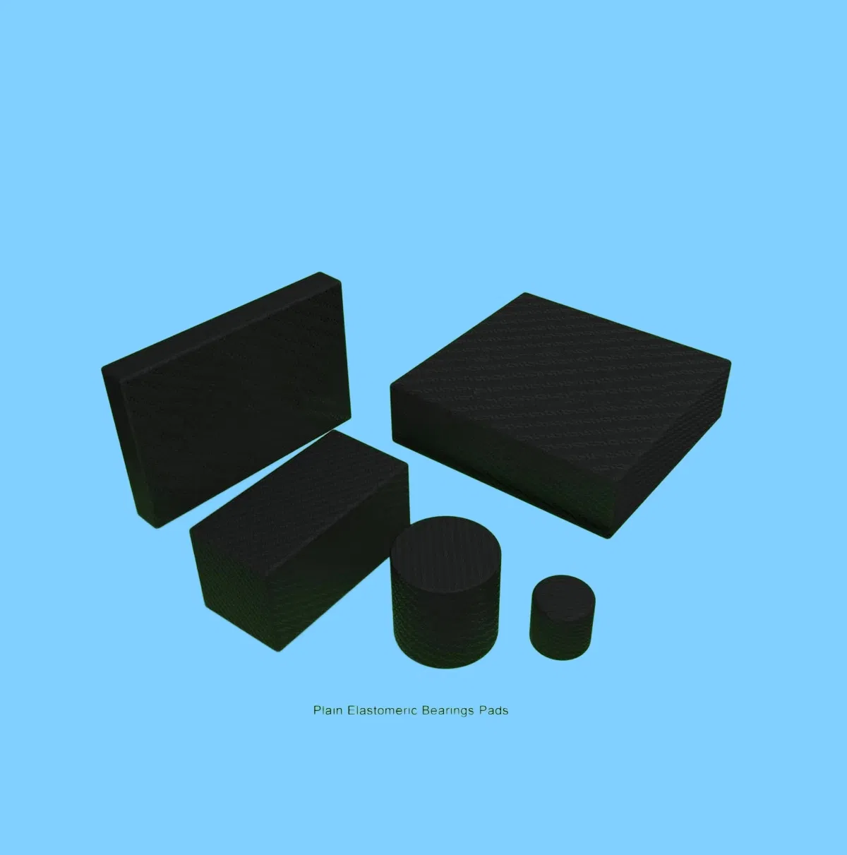 High-Quality and Elastic and Weather-Resistant and Maintenance-Free Bearing Pad for Bridge