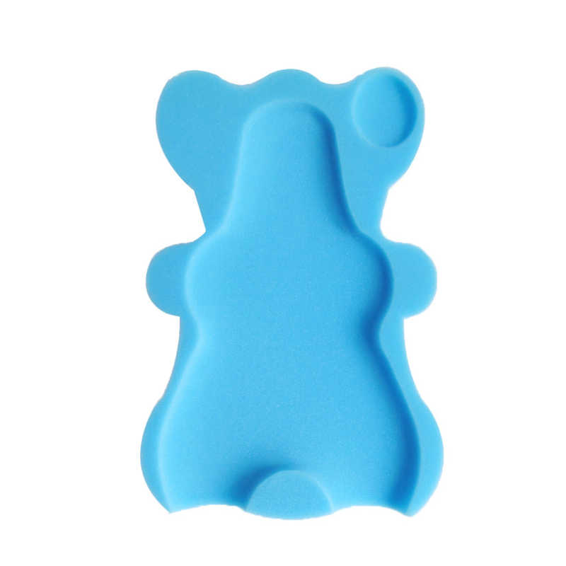 3 Colors Baby Bath Holder Non-Slip Bed Infant Shower Sponge