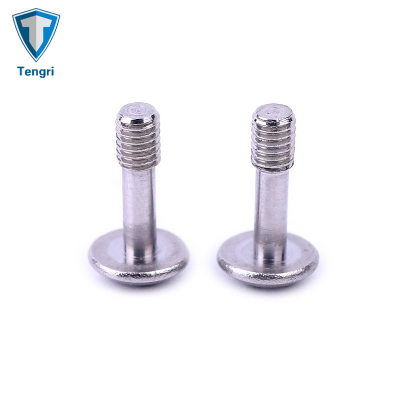 Hardware M3-M10 Stainless Steel Cross Mushroom Head Spring Captive Screw for Adjustment