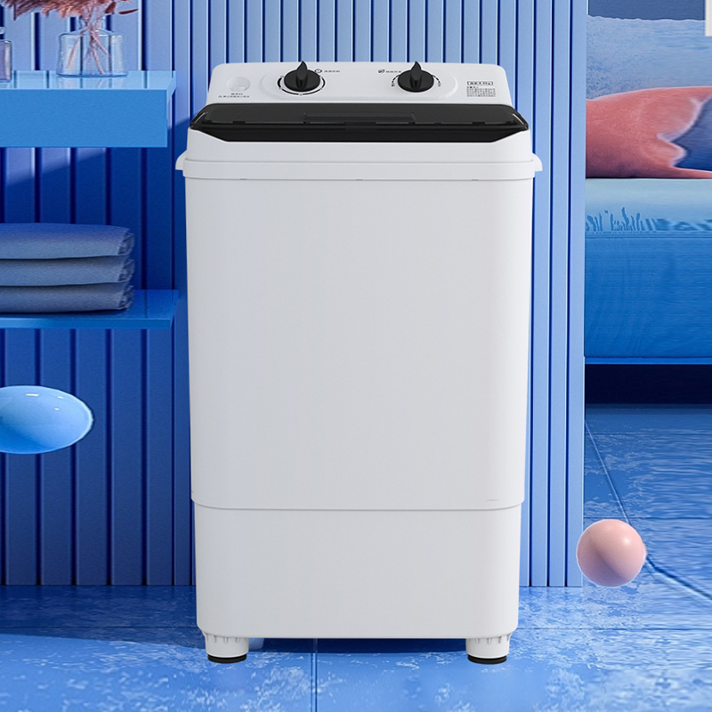 Portable Single Tub Semi Automatic Washing Machine Spin Washer Dryer