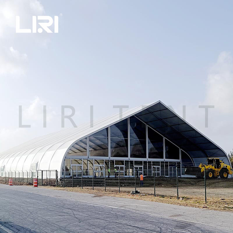 Russian Aluminum Frame Prefabricated TFS Helicopter Hangar Warehouse