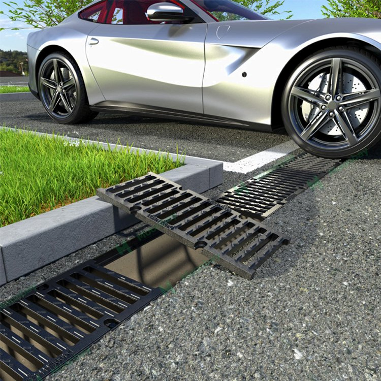 Polymer Concrete Trench Drain Resin Concrete Channel Gutter Surface Water for Outdoor