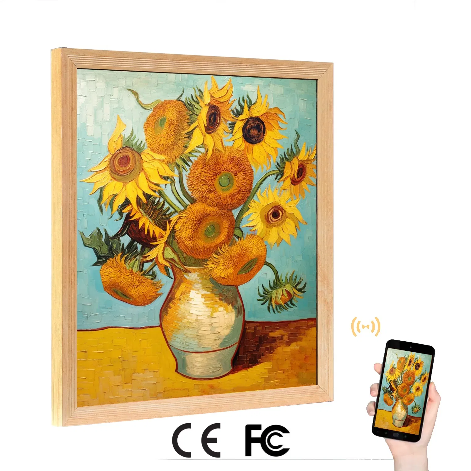 Elegant 19 2 27 9 Inch Art Display with Customizable Features