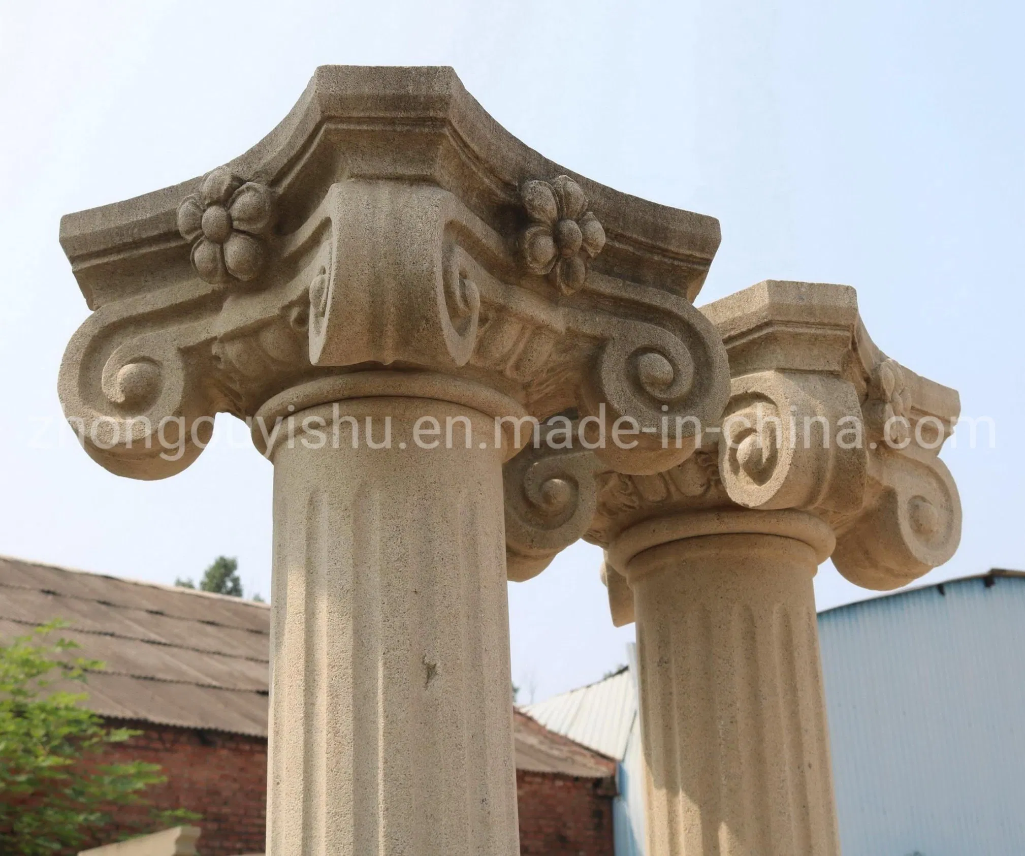 Stone Roman Column Ionic Doric Column