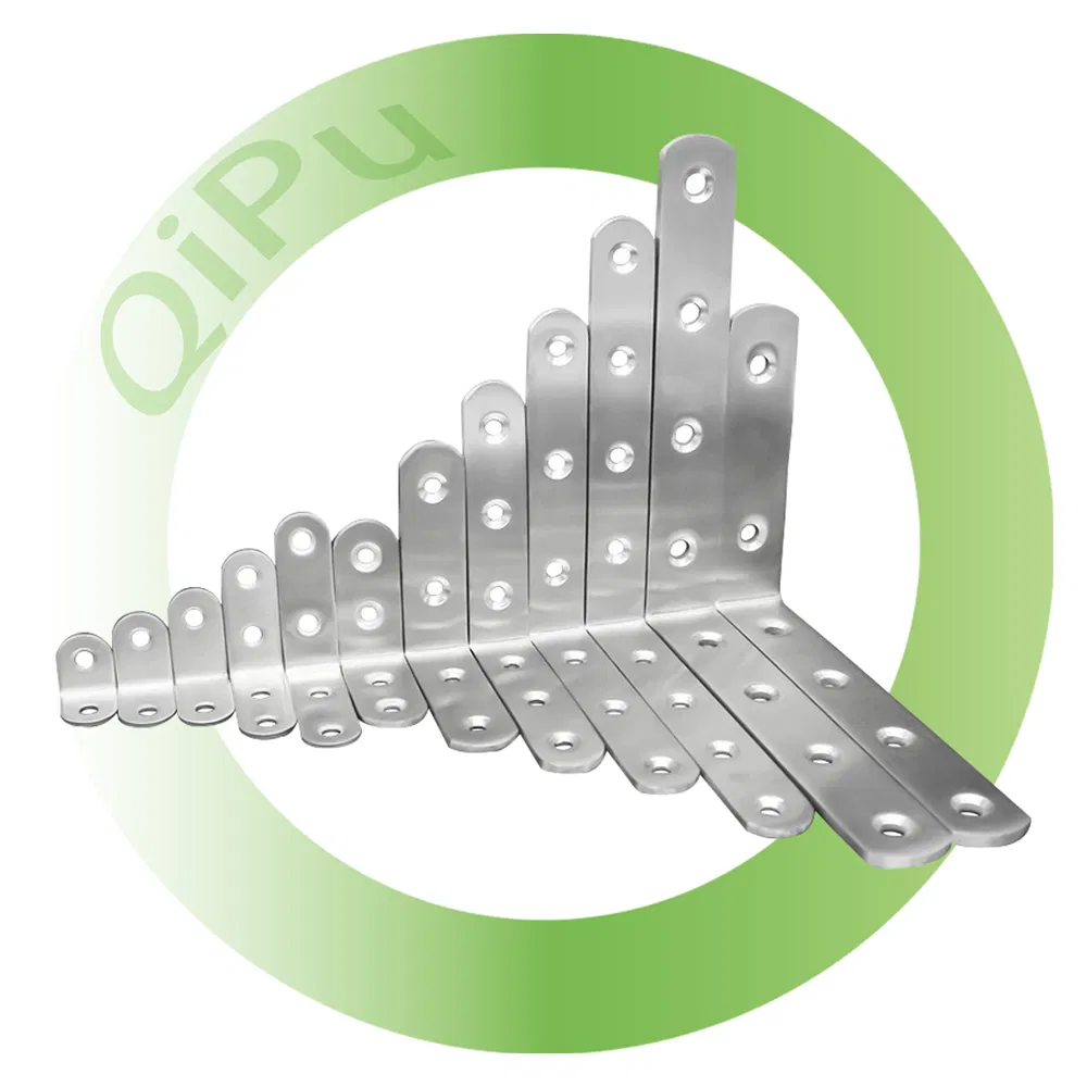 Угловой кронштейн L-образный для мебели из нержавеющей стали