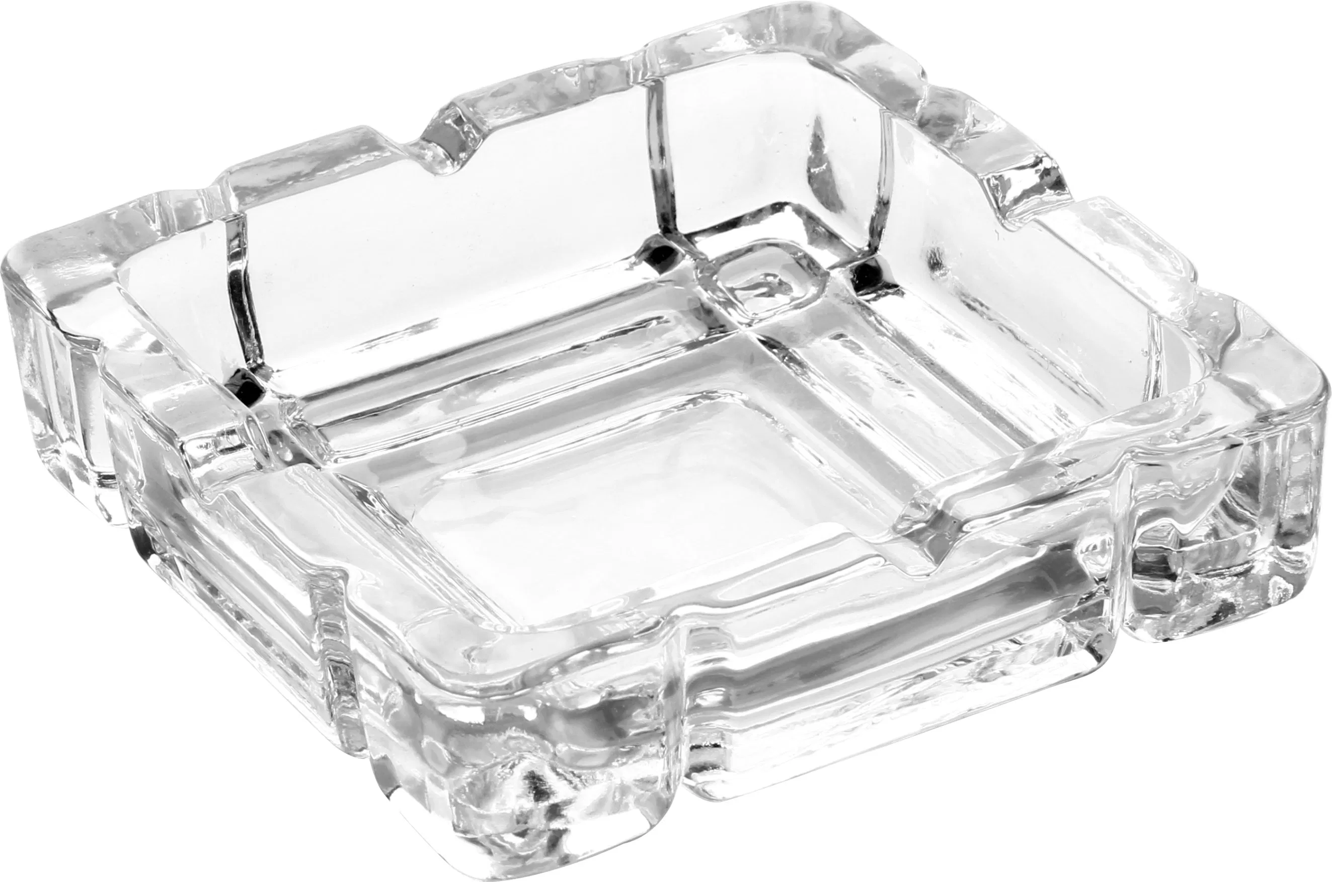 Factory Promotion Colorful 5.5inch Ion Plating Colored Glass Ashtray