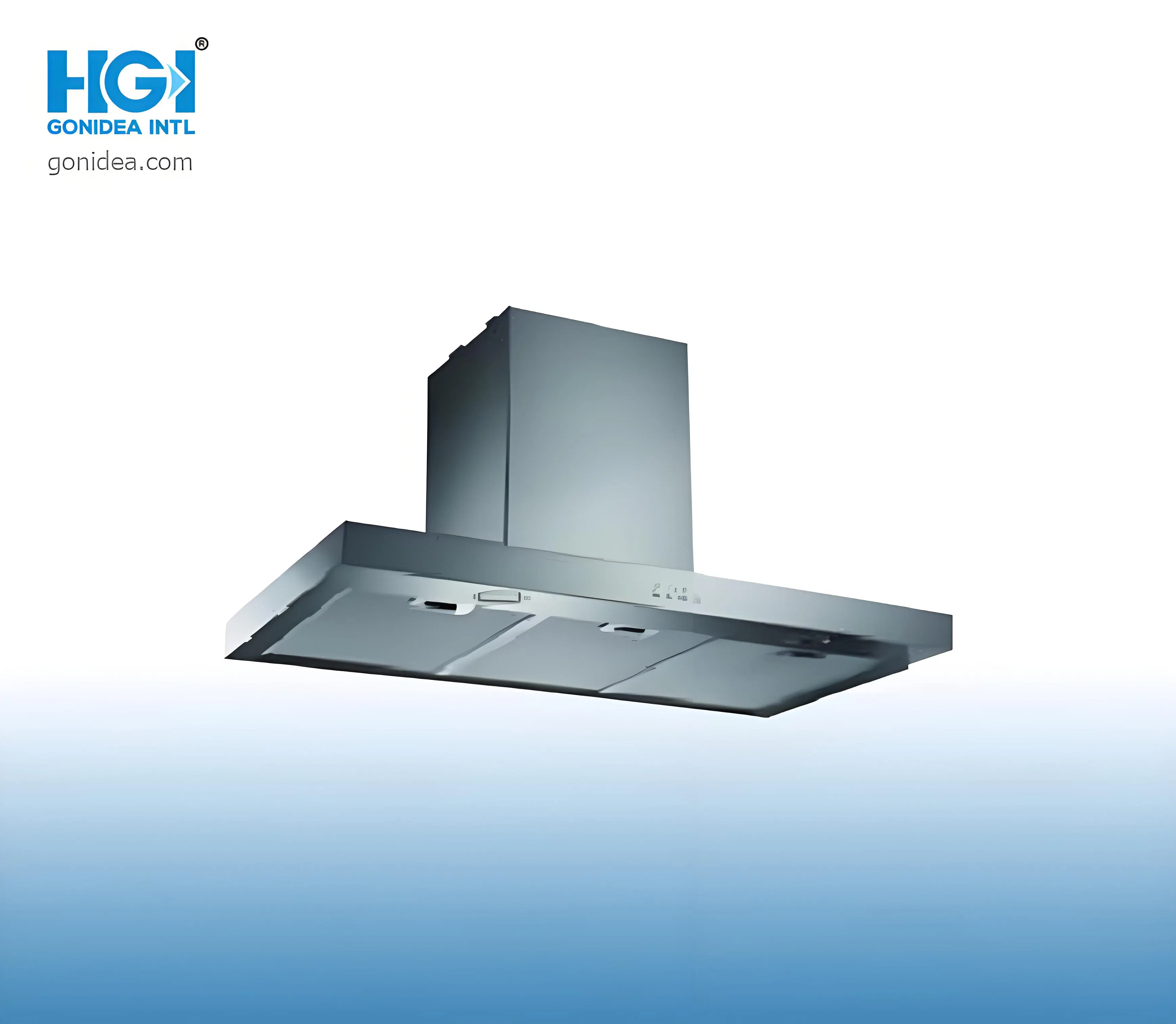 Luxury Ceiling-Mounted Touch Control 3 Speeds Circle Kitchen Range Hood Tgj600d13gl02