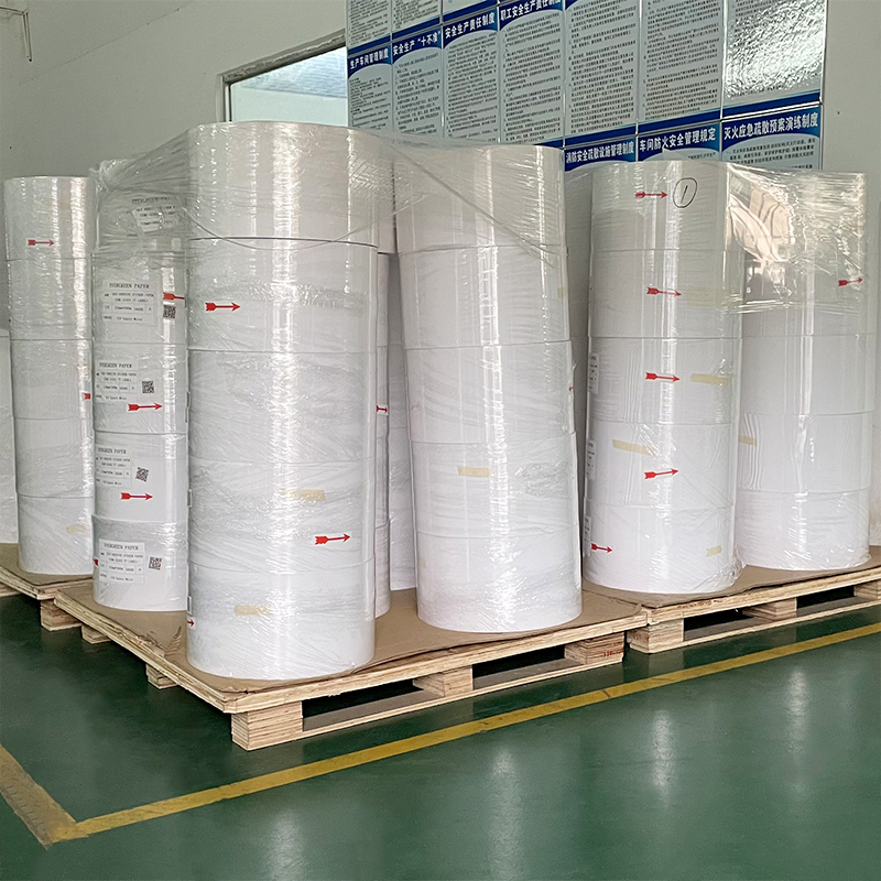 160GSM-210GSM Thermal Card Tag Large Roll Self-Adhesive Material RFID High Frequency Embedded Electronic Label Sticker
