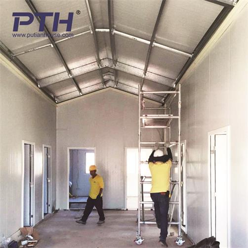 2021 New Design Low Cost Prefab House Customized Steel Structure Building for Dormitory