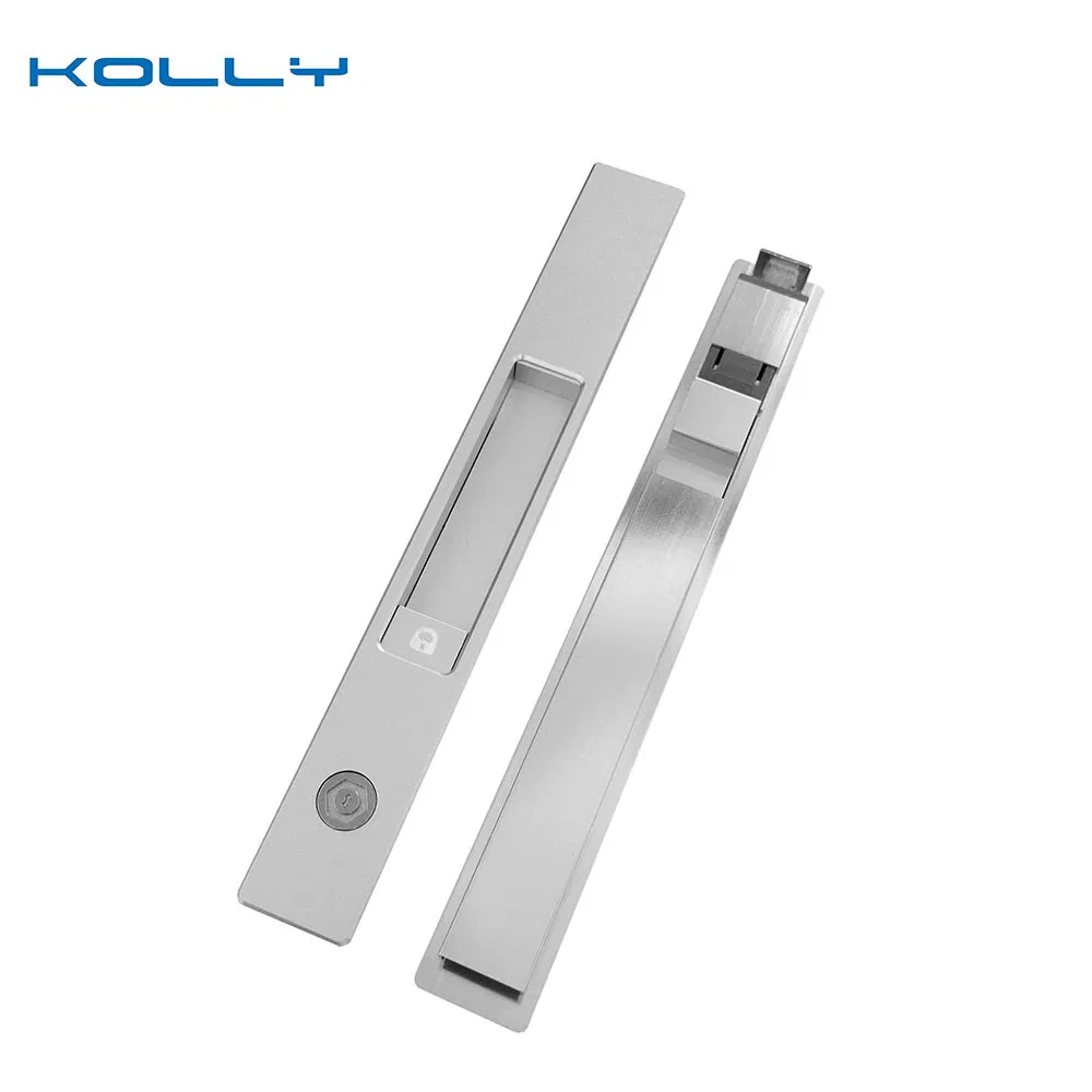 Durable Aluminum Alloy Silver Sliding Door Lock for Windows
