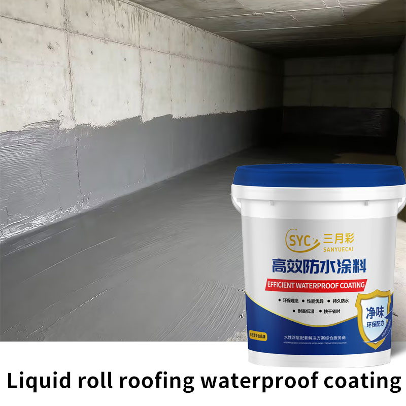 High Elasticity Crack Resistance Liquid Roll Roof Waterproof Coating
